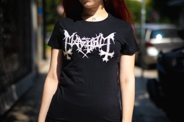Mayhem-logo tshirt girlie