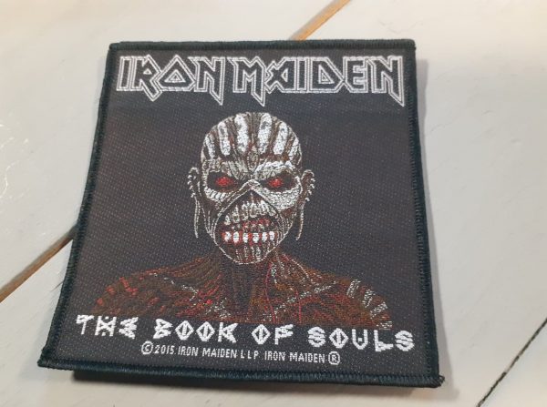 iron maiden-book of souls patch Licensed Music Back Patch High Quality Manufactured Patch You get what you pay for! iron maiden-book of souls patch
