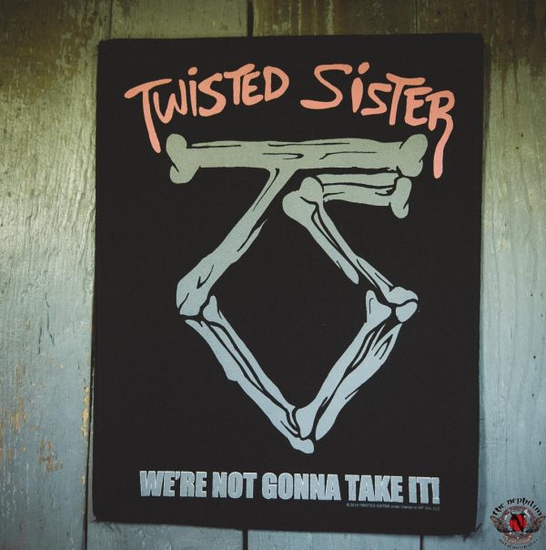 twisted sister you cant stop rock n roll backpatch