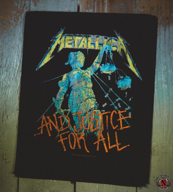 metallica-justice for all backpatch