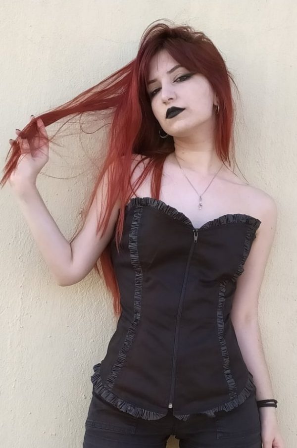 black corset n