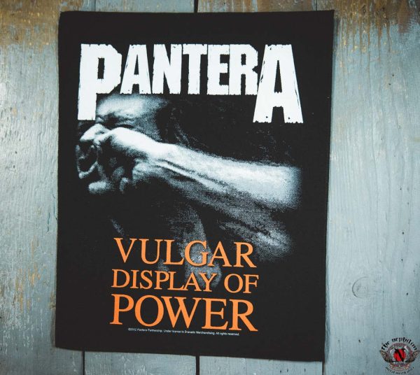 PANTERA vulgar display of power backpatch
