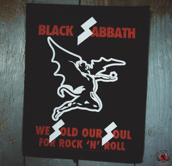 BLACK SABBATH we sold our souls backpatch