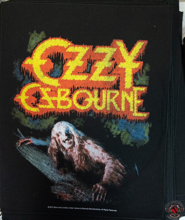 OZZY bark at the moon backpatch