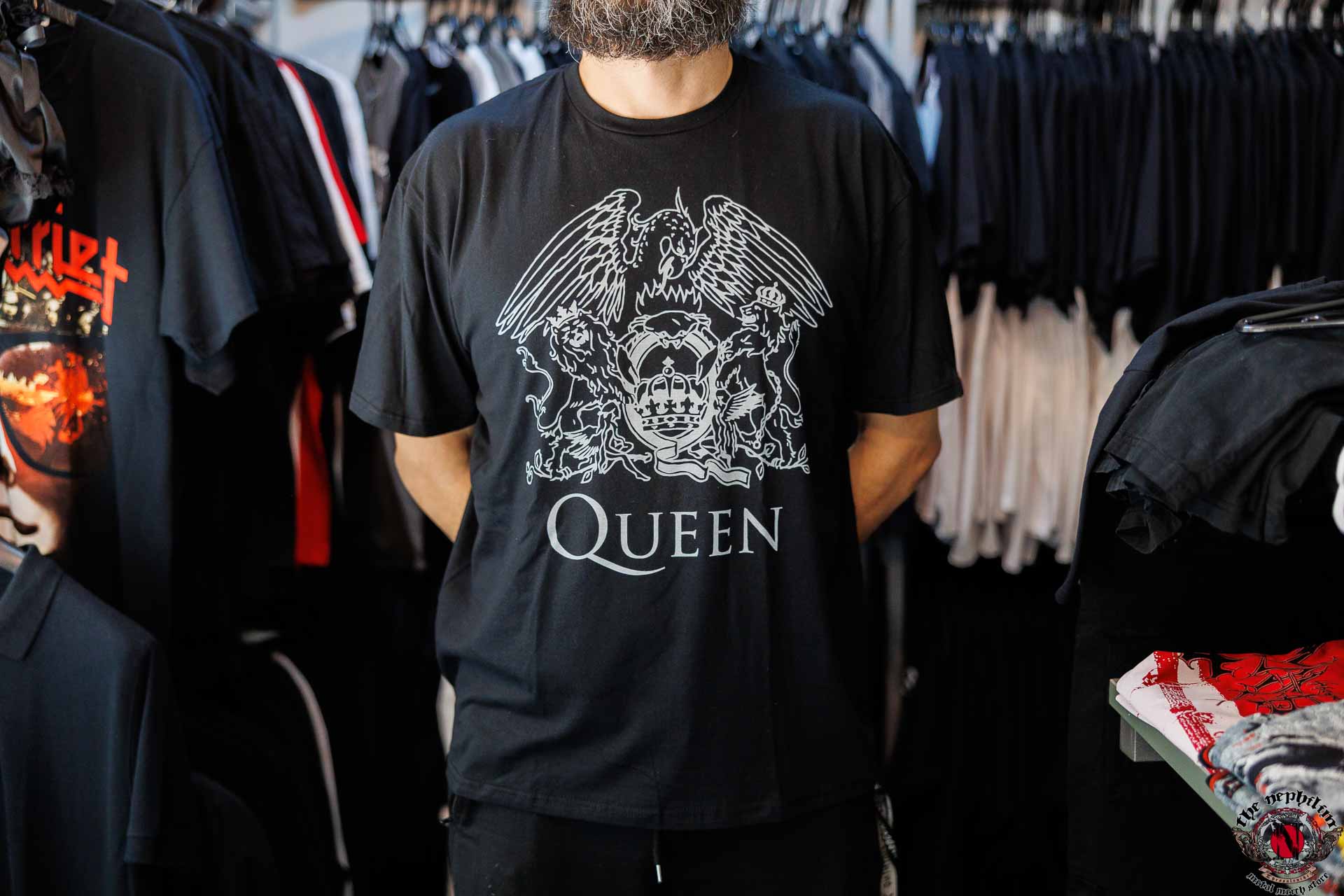 queen logo μπλουζακι