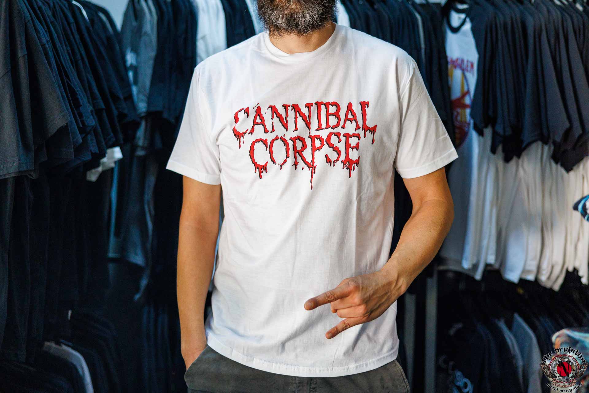 CANNIBAL CORPSE logo old μπλουζακι