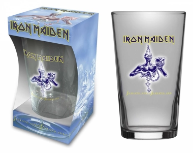 iron maiden seventh son pint glass