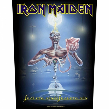 iron maiden seventh son backpatch