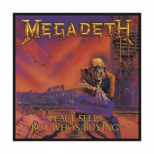 Megadeth Peace Sells Woven Patch
