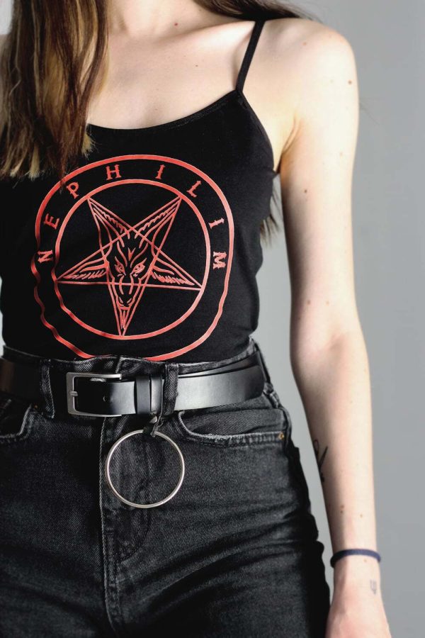 nephilim girlie baphomet top